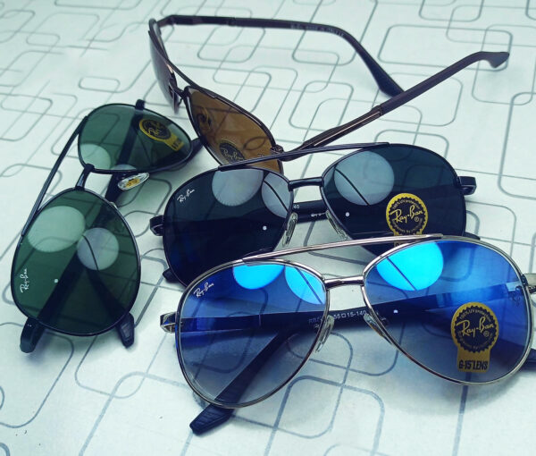 Rayban - 5806 - Silver Blue - Black Black  - Black Orange - Black Green