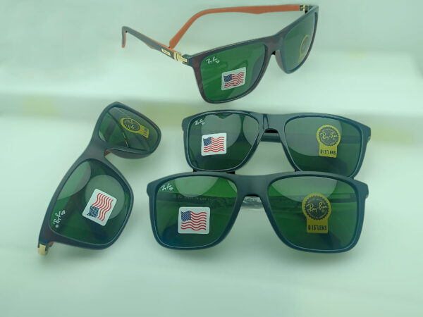 Rayban - 8008 - Black Green - Red Green